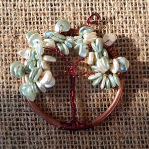 Handmade tree of life pendant